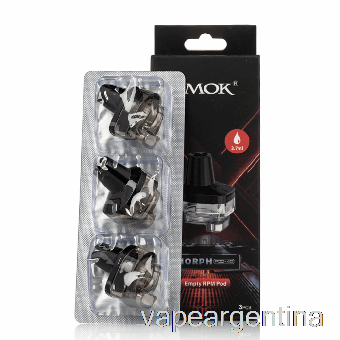 Smok Morph Pod-40 Cápsulas De Repuesto [rpm] 3,7 Ml Morph Pod-40 Cápsulas Vape Argentina